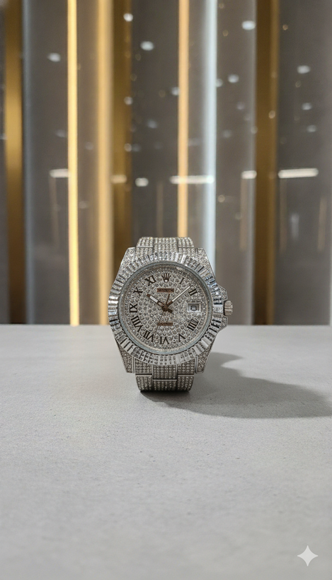 ساعت فول نگینRolex