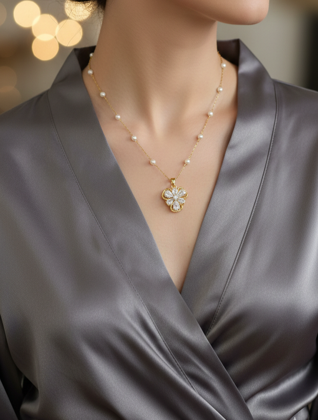 گردنبند flower